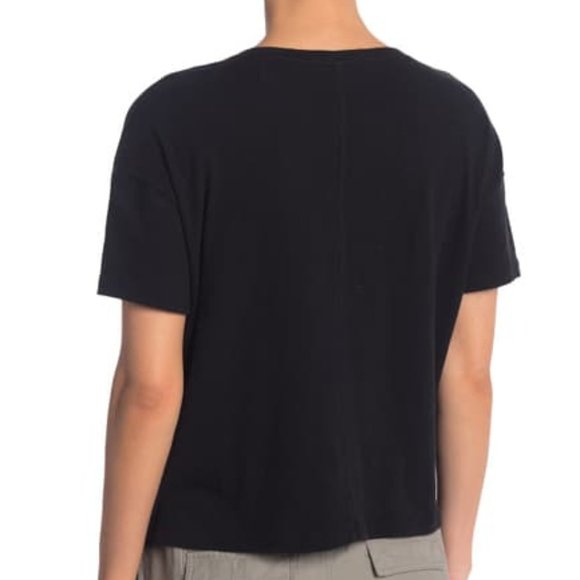 James Perse WMU3249 Brushed Scoop Neck Tee - Picture 2 of 2